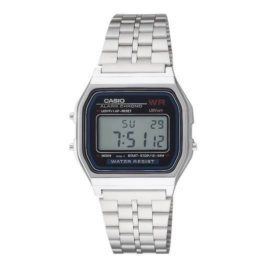 CASIO A159 Orologio digitale cinturino in acciaio