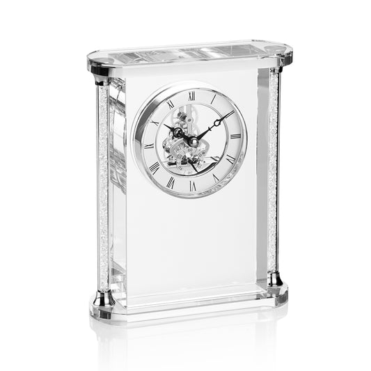 Orologio da tavolo in Cristallo e strass  Ottaviani
